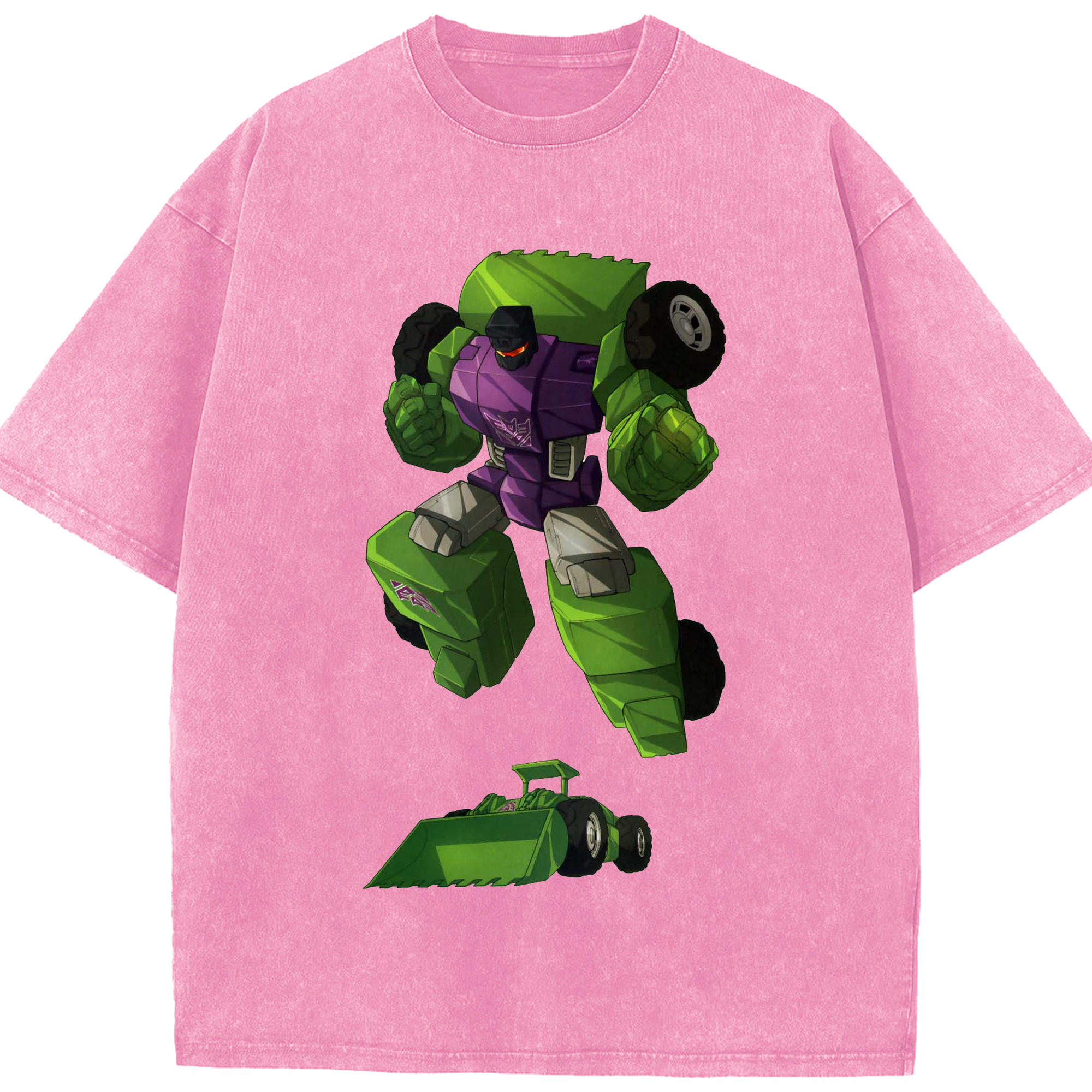 （画像用）  綿100% ヴィンテージ風 半袖Tシャツ（フロントプリント）